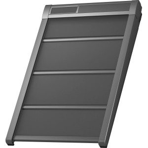 Roleta zaciemniająca Velux Integra SSS MK060000S, ciemnoszara, 78x118 cm. Akcesoria okienne dla optymalnej ochrony przed ciepłem.