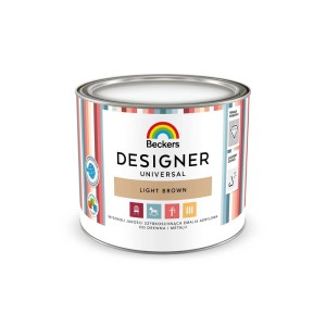 Puszka emalii uniwersalnej Becker's Designer, odcień Light Brown.