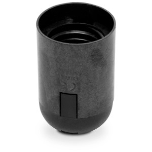 Czarna oprawka do montażu lamp.