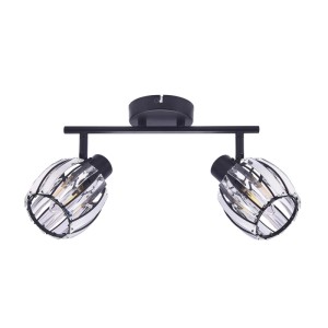 Goldlux Lampa sufitowa ALANYA 2xE14 10W czarna