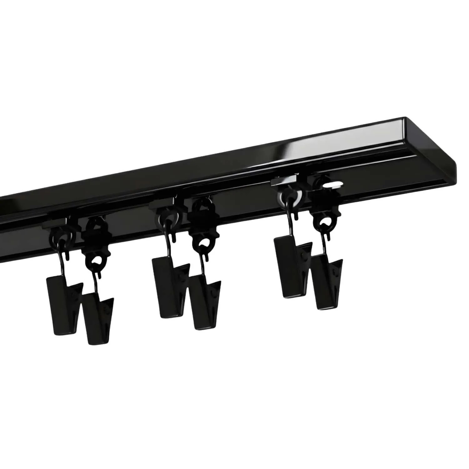 Kowalski Szyna aluminiowa podwójna SLIM żabka 460 cm czarna_6