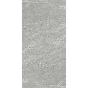 Szara płytka podłogowa z efektem marmuru.