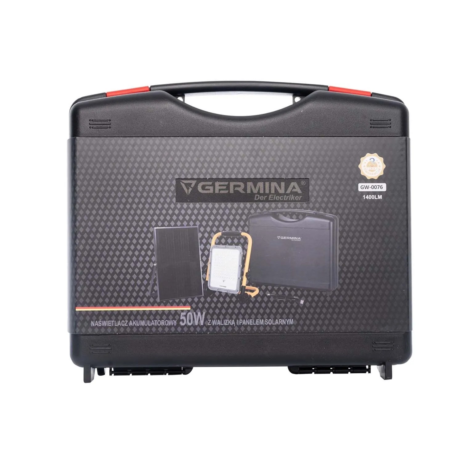 Germina Naświetlacz aku. LED HERKULES 2.0 50W 5000K 1500lm IP65 (walizka)