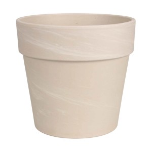 Doniczka Calima, 31 cm, wygląd granitu, idealna do użytku wewnątrz i na zewnątrz.