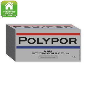 Paczka szarego polistyrenu/styropianu do izolacji fasad.