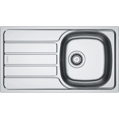 Franke Zlewozmywak SKN 611-78/44 1-kom. z ociekaczem stalowy - 78 x 43,5 cm