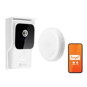 El Home Dzwonek bezprzewodowy WDP-31H2-B WiFi z kamerą, czarny