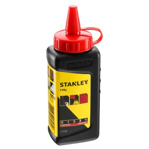 Stanley 115g czerwona kreda traserska do prac murarskich i glazurniczych.