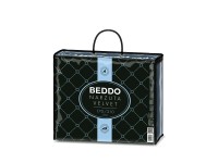 Narzuta BEDDO VELVET 170 x 210 cm granatowa