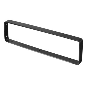 Czarna rama t.b.t. do mocowania na armaturze.