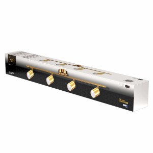 Goldlux Lampa ścienno-sufitowa GOLDI 4xGU10 max. 10W LED złota