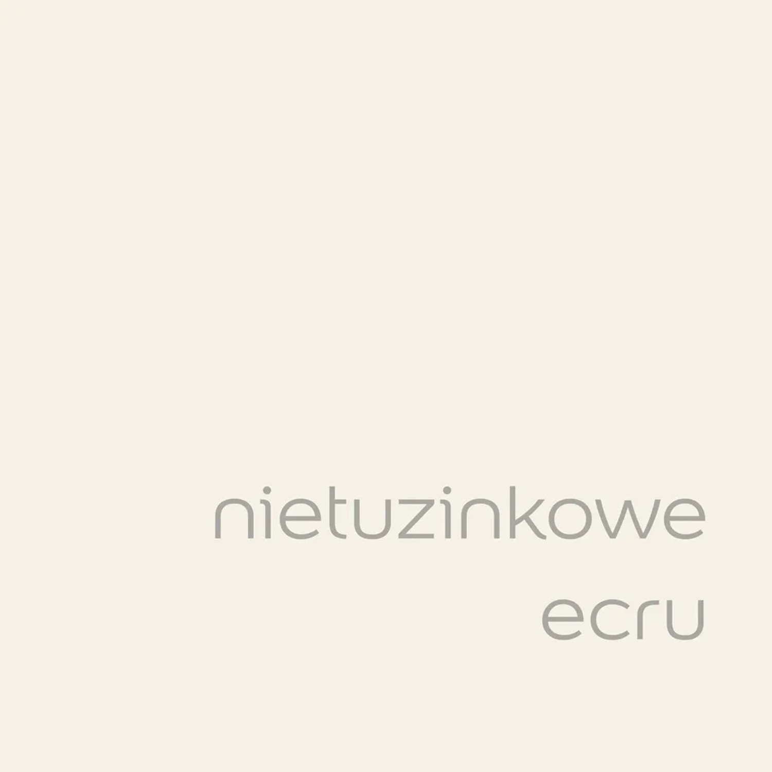 Próbka koloru farby ściennej t.b.t. w kolorze ecru. Kolorowe farby do ścian.