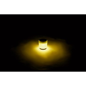 Lampa solarna stołowa mini szklana IP44 śr. 8 cm biała