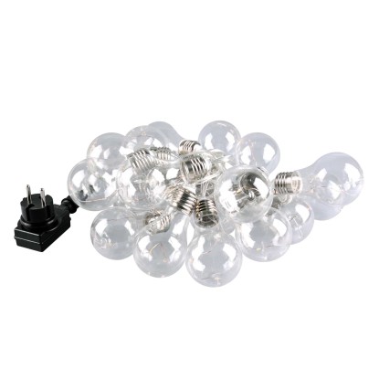 Polux Girlanda LED SMOLDER 20 + zasilacz 2700K 5,3 m