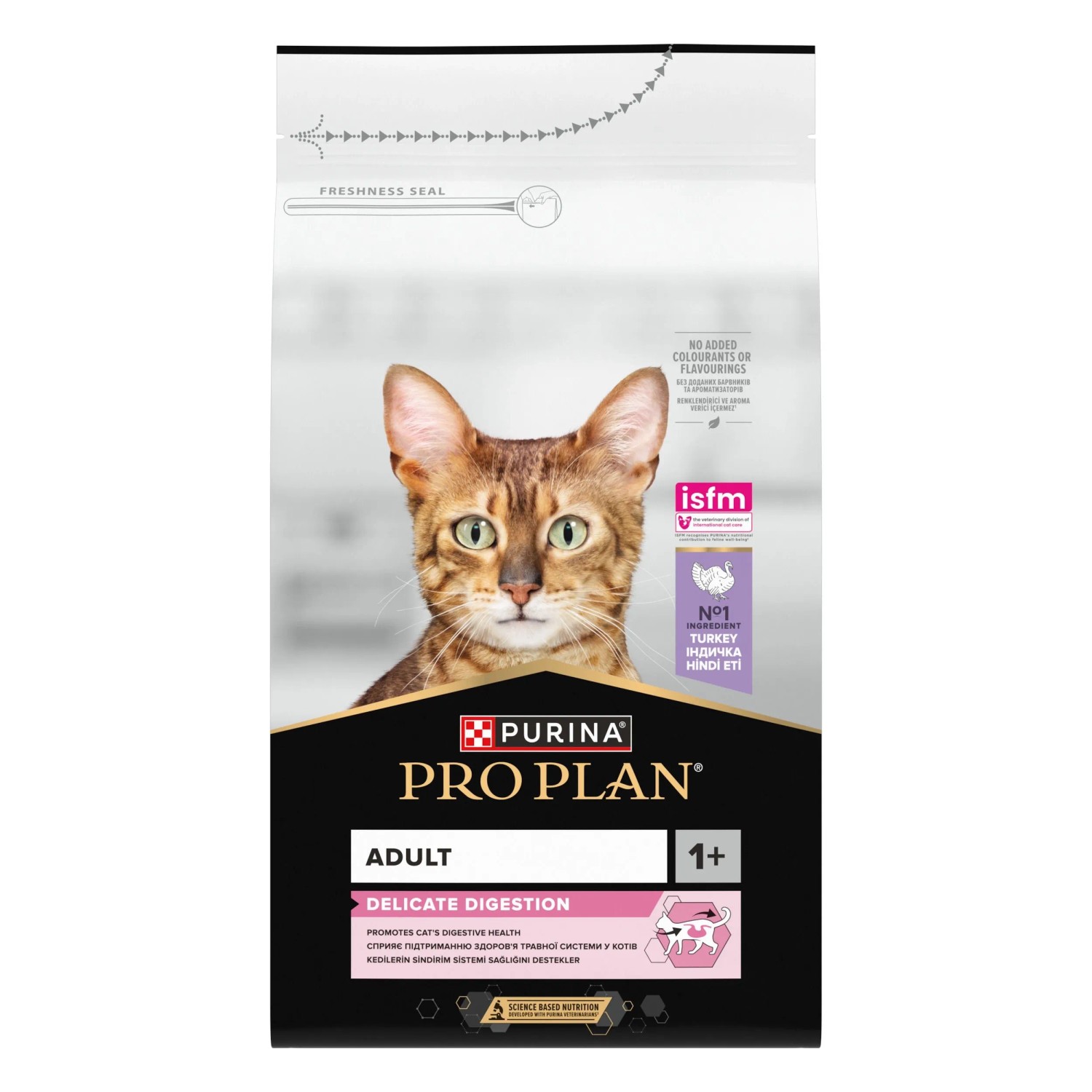 Purina Pro Plan Adult Delicate Digestion Sucha karma dla kotów z indykiem 1,5 kg