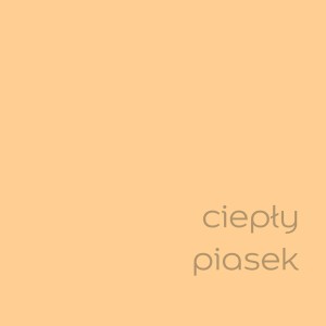 Próbka koloru farby do ścian t.b.t. w ciepłym beżowym odcieniu.