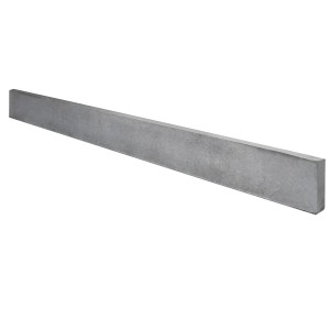 Szara listwa wykończeniowa do ogrodzeń i aranżacji ogrodów.