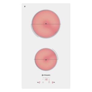 Pyramis Płyta ceramiczna PHC31210FMW biała 29 cm