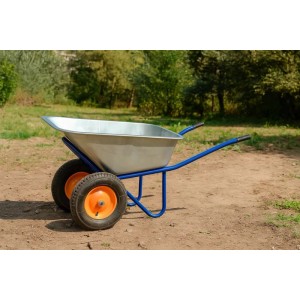 4IQ Taczka dwukołowa 145 l grubość tacy 0,8 mm