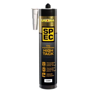 Klej montażowy Spec HighTack czarny 280 ml