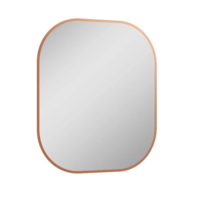 Lustro z oświetleniem LED Sharon rose gold - 70 x 60 x 2,9 cm