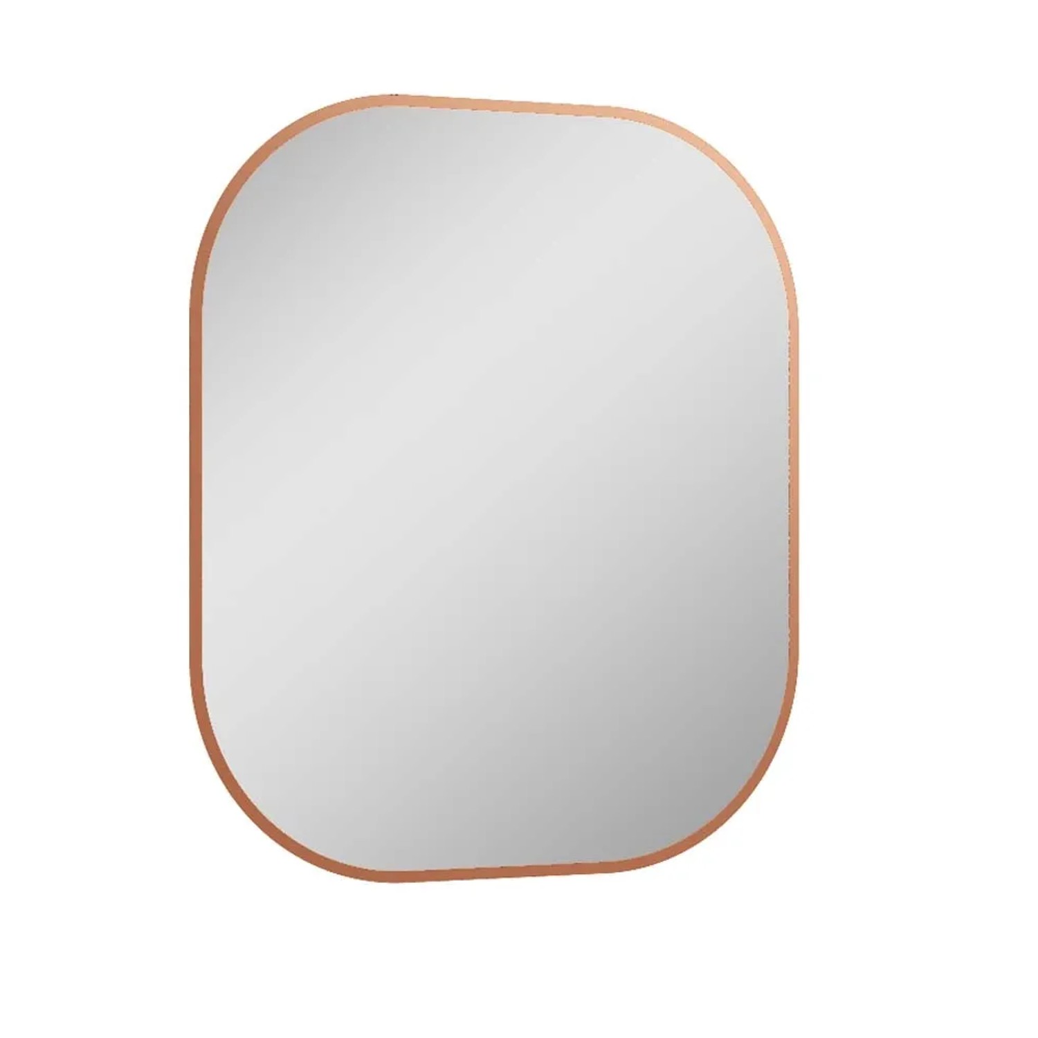 Lustro z oświetleniem LED Sharon rose gold - 70 x 60 x 2,9 cm