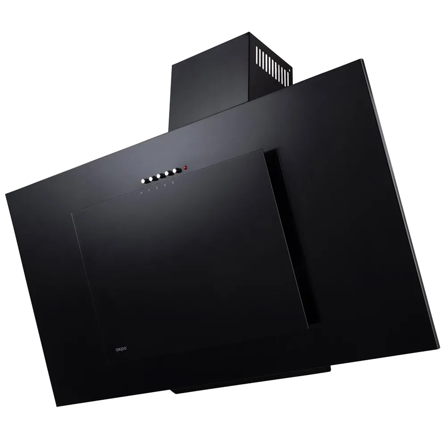 Akpo Okap kominowy Nero czarny 90 cm