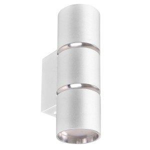 Nowoczesny, srebrny kinkiet Kinkiety do użytku wewnętrznego i zewnętrznego.