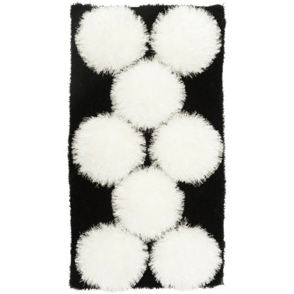 Multidecor Dywan Isaura czarno-biały 160 cm x 220 cm