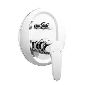 t.b.t. natynkowa bateria prysznicowa chromowana z uchwytem dźwigniowym.