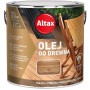 Altax olej do drewna, odcień tik, puszka 2,5L. Olej do tarasów, podłóg i mebli ogrodowych.