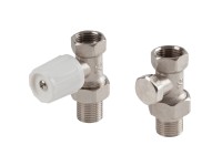 Hydroland Zestaw zaworów grzejnikowych prosty 1/2 Hydroland Zestaw zaworów grzejnikowych prosty 1/2