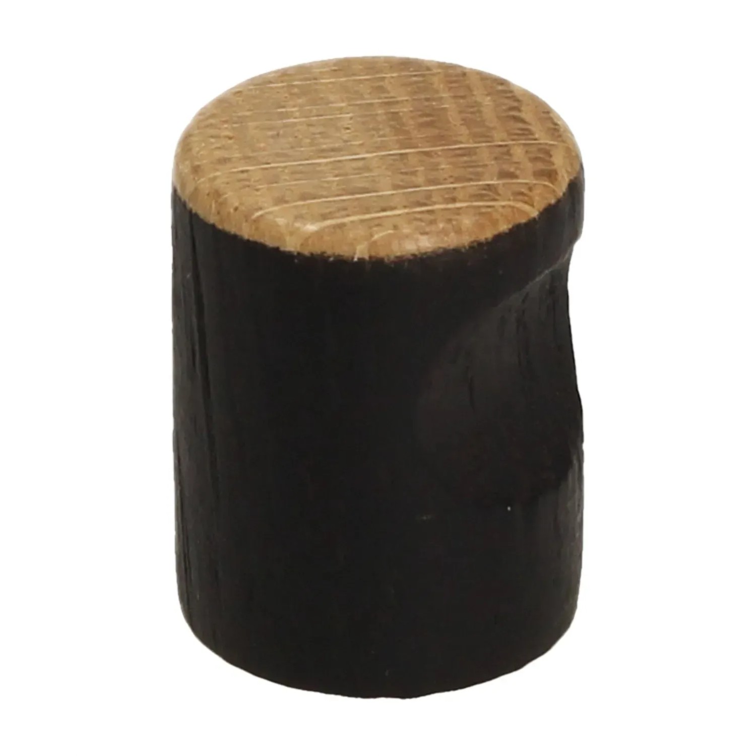 Gamet Gałka meblowo drewniana GD12 czarny/dąb 2,3x2,3x3 mm