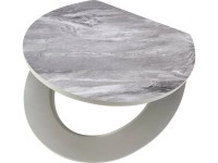 Baliv Deska sedesowa Gudua wolnoopadająca szary marmur Baliv Deska sedesowa Gudua wolnoopadająca szary marmur