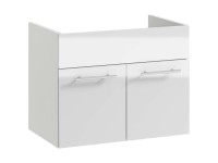 JANA Meble Szafka podumywalkowa Rita biały połysk 60 cm