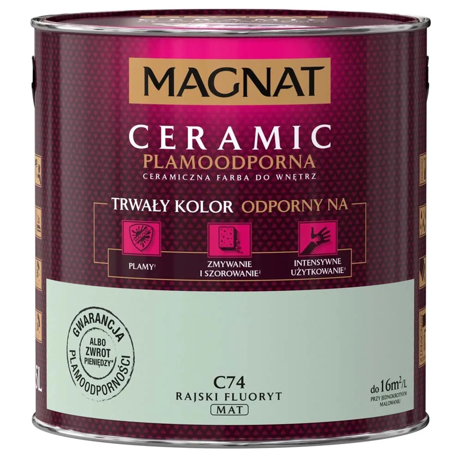 Farba Magnat Ceramic rajski fluoryt 2,5 l