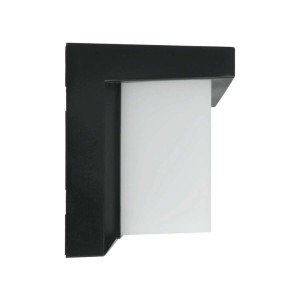 DPM Kinkiet zewnętrzny LED 10W 4000K 1000lm IP54 szer. 24cm czarny