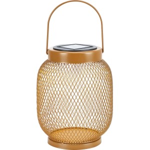 Latarenka solarna LED LEVATA IP44 śr. 14,5 cm brązowa