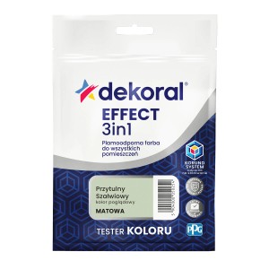 Dekoral Effect 3w1 farba do ścian, próbka koloru szałwiowy, mat.
