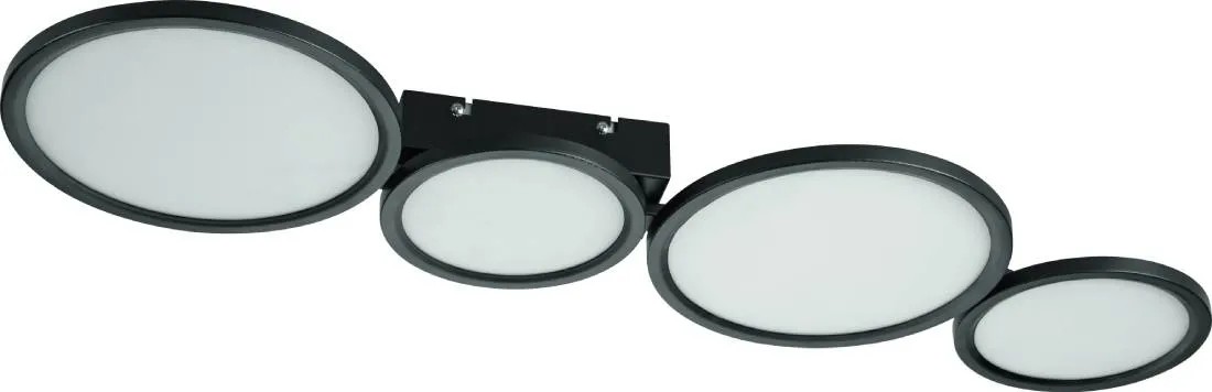 Plafon LED RINELLA 39W 3000K 1700lm czarny