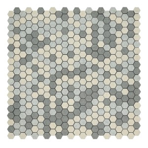 Mozaika ścienna samoprzylepna hexagon Niebieski XS 30,6x30,8