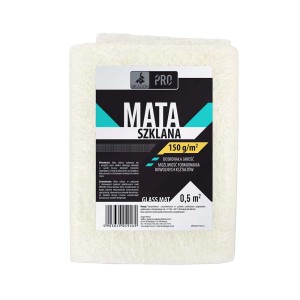 Mata szklana 150g/m² do szpachlowania drewna, metalu i lakierów.
