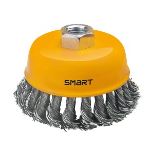 SMART365 Szczotka druciana garnkowa pleciona 100 mm