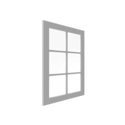 Front Modena witryna 50 x 71 cm szary mat