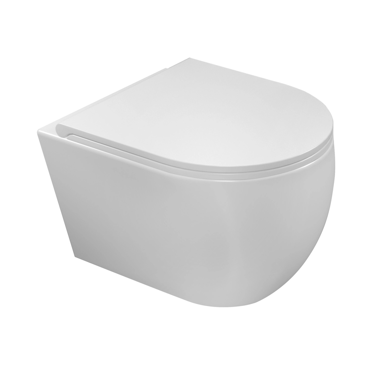 Durasan Miska WC Space bezkołnierzowa biała mini