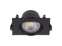 ORO Oprawa LED ZUMA podtynkowa 5W 3000/4000/6500K 375lm kwadratowa czarna
