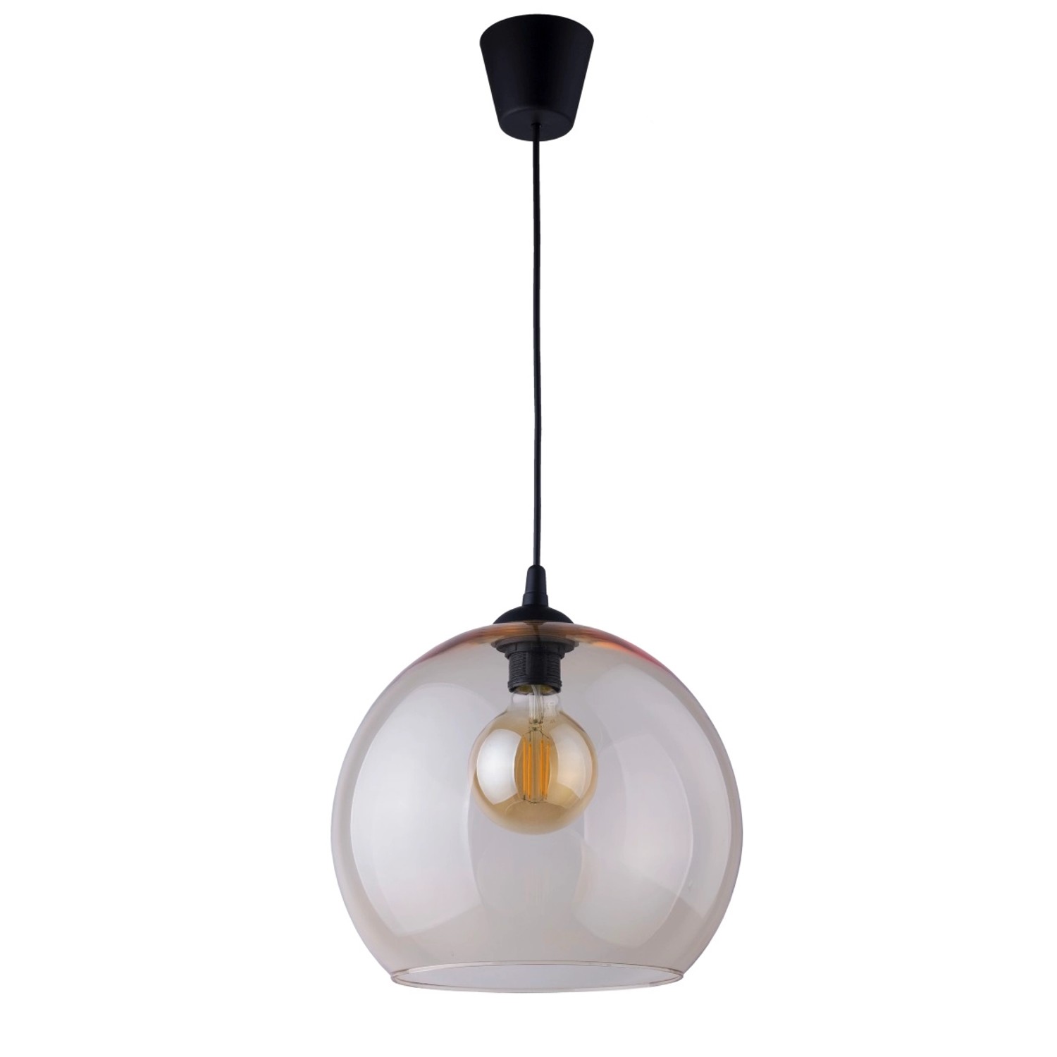TK Lighting Lampa sufitowa CUBUS słomkowa E27