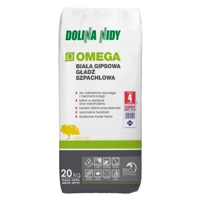 Dolina Nidy Omega biała gipsowa gładź szpachlowa 20 kg