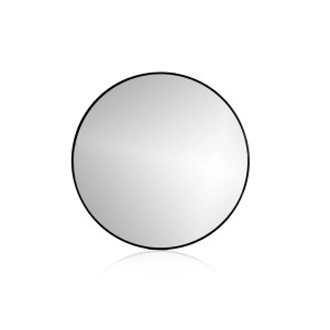 Okrągłe lustro z czarną ramą. Kategoria: Lustra.