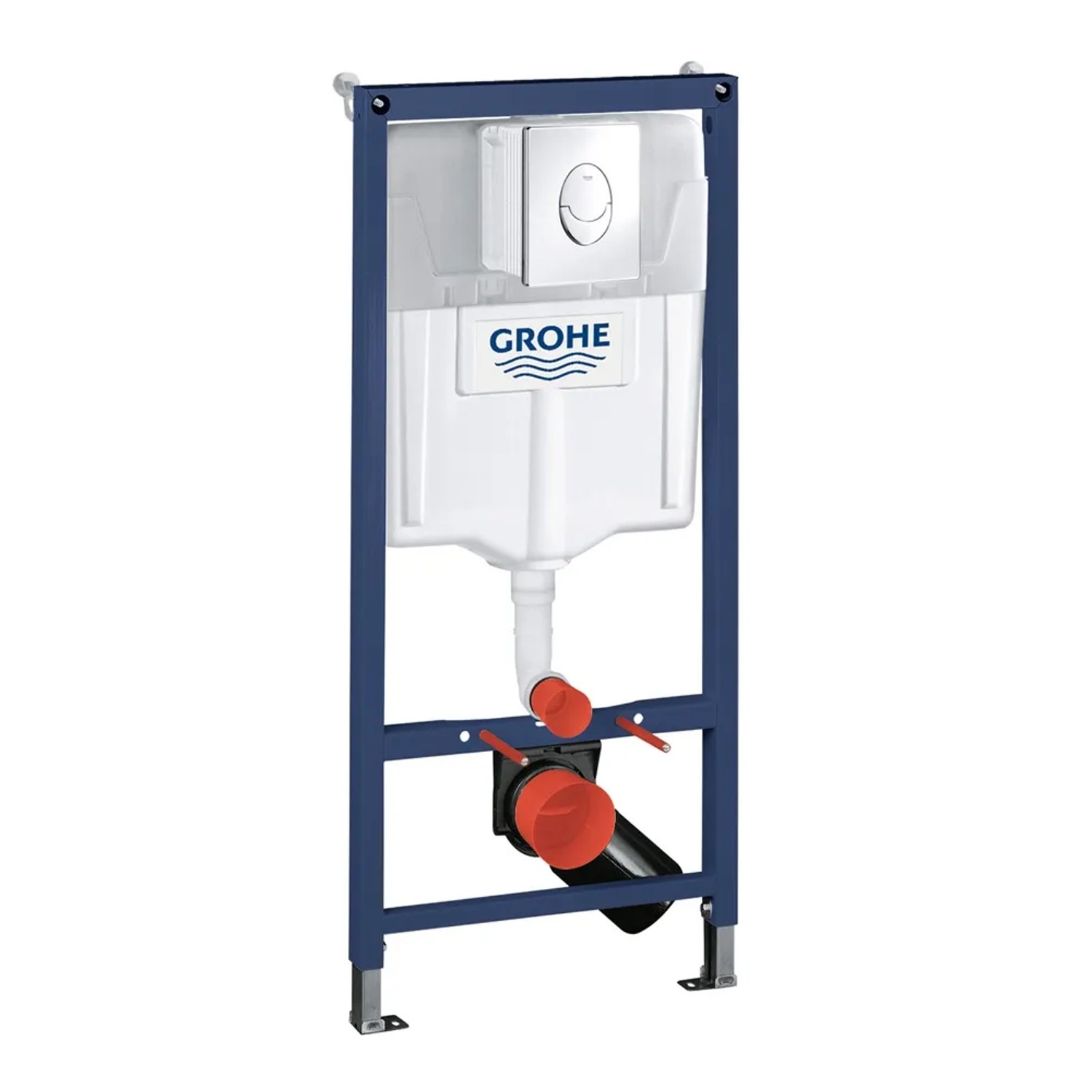 Grohe QuickFix Solido element WC ze spłuczką Skate Cosmopolitan chrom.